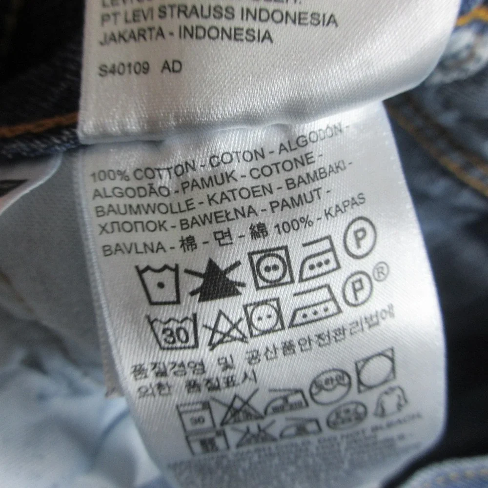 Levis 550 Jeans Mens 38x31 Blue Relaxed Tapered Medium Wash Denim Casual